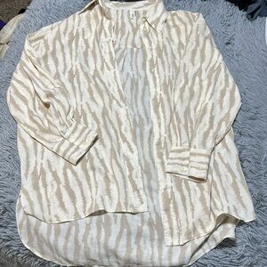 Sheer Button-up - Women’s